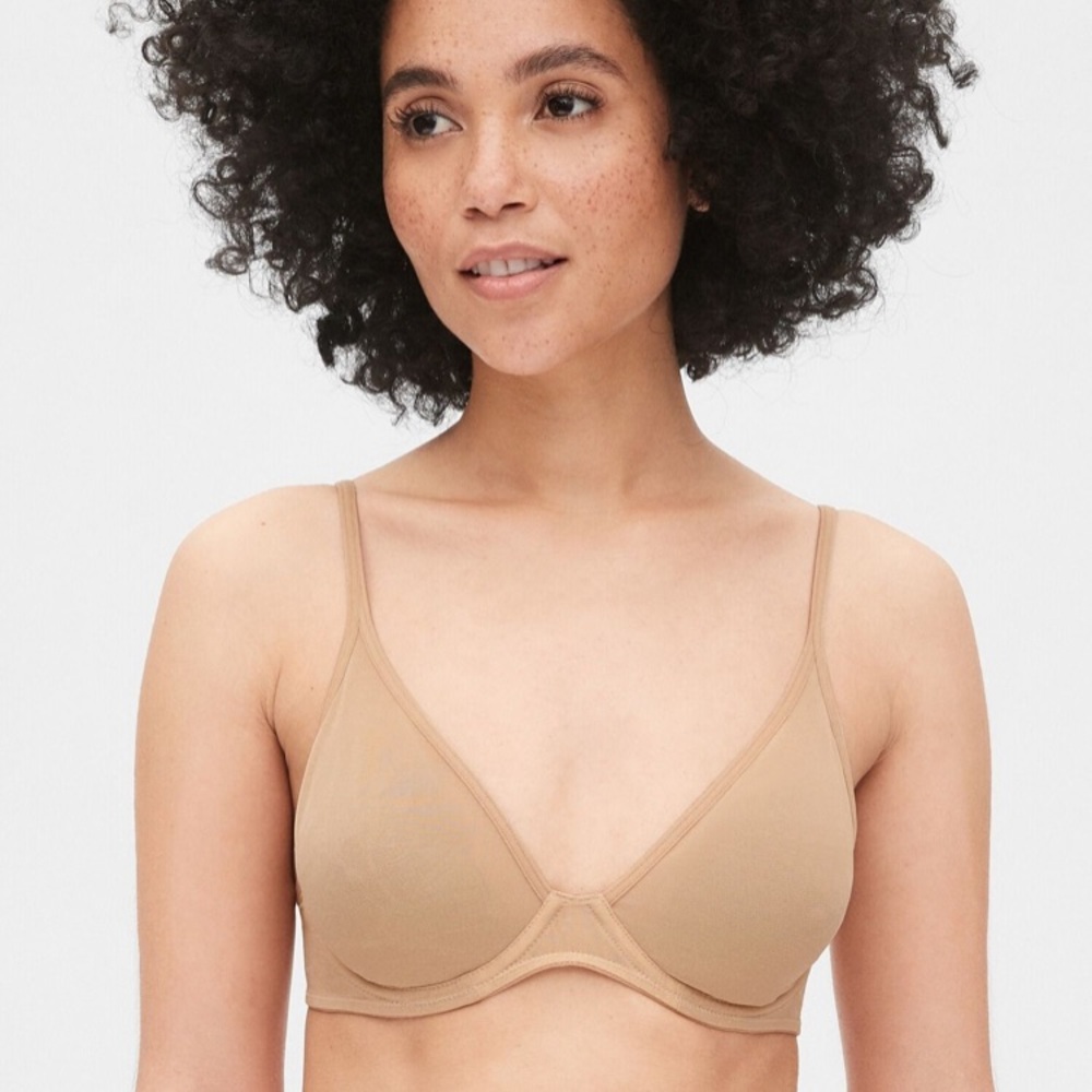 GAP Mesh Plunge Bra 34A